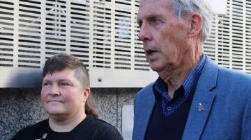 Former Greens leader Bob Brown and activist Colette Harmsen have pleaded not guilty to trespassing. (Ethan James/AAP PHOTOS)
