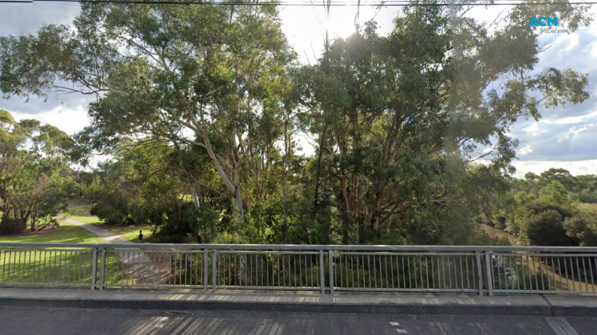 Picture taken from a road overlooking Dandenong Creek Trail, near where the 28-year-old woman was allegedly assaulted. Picture Google Earth