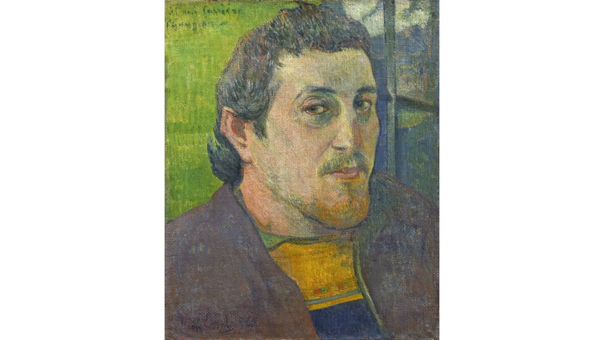 A self-portrait by French Post-Impressionist Paul Gauguin 1888-89. Picture Shutterstock