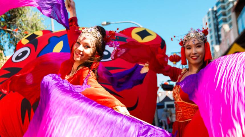 Lunar New Year festivities will return to Hurstville in February 2024 with a range of vibrant activities, from lion dancing and red envelope giveaways to fruit carving and calligraphy.