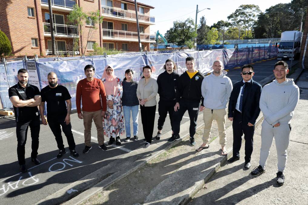 Beverly Hills business owners who have been impacted by the construction of the commuter car park. Picture: John Veage