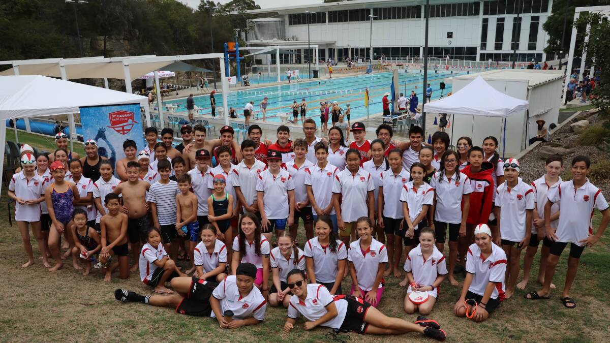 Participants in the third annual St George Swim Club (SGSC) Australia Day Swim Meet held last Saturday. 
