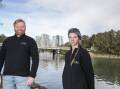 Cooks River Alliance Executive Officer Dr Andrew Thomas and Cooks River Alliance Aboriginal Landcare Coordinator Stacey Gilbert. Picture by John Veage
