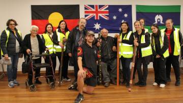 Ranger Jake and participants in NAIDOC celebrations at the Kingsgrove Community Aid Centre. Picture supplied,