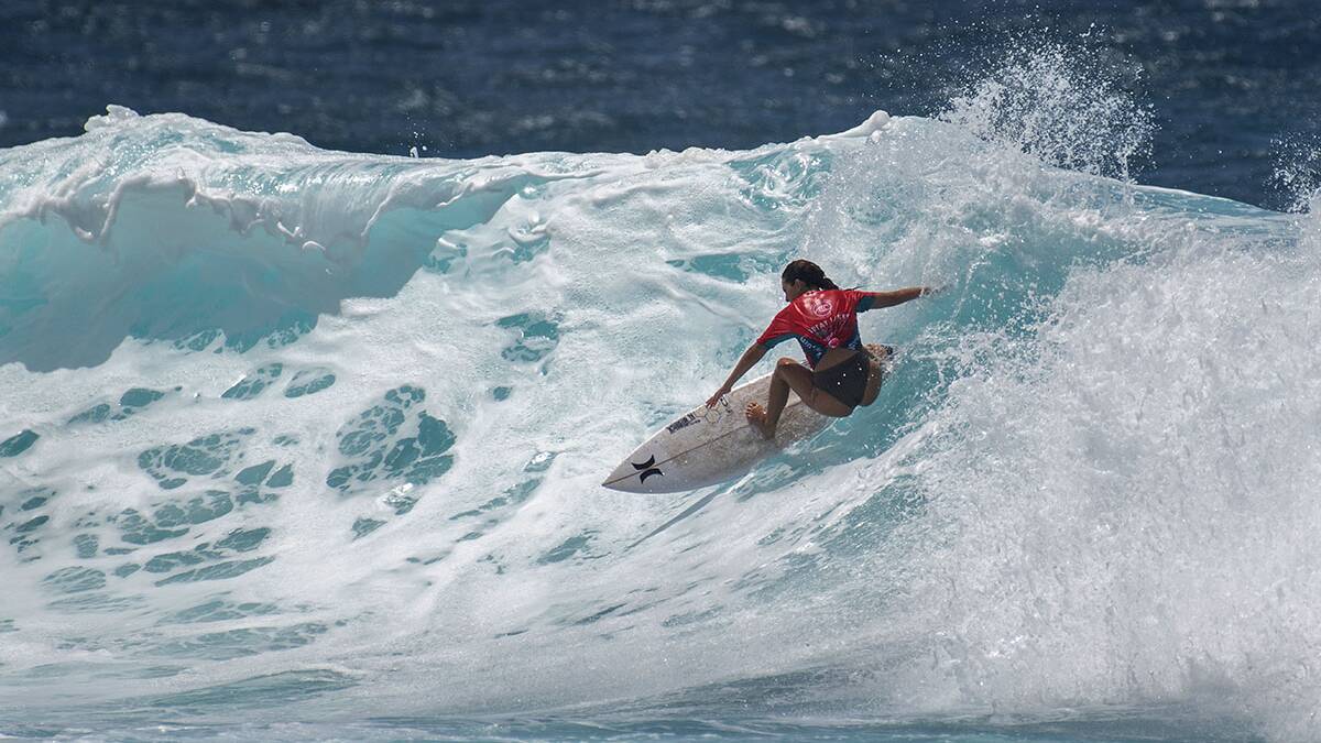 Bodhi Leigh Jones takes on the Boomerang shorey.Picture Ethan Smith/SNSW