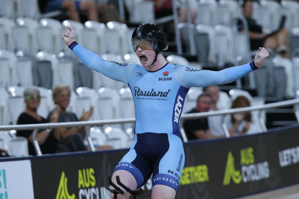 Fastest: Southern Cross Cycling star Tom Cornish won the Australian Time Trial at the AusCycling National championships in Brisbane.Picture John Veage