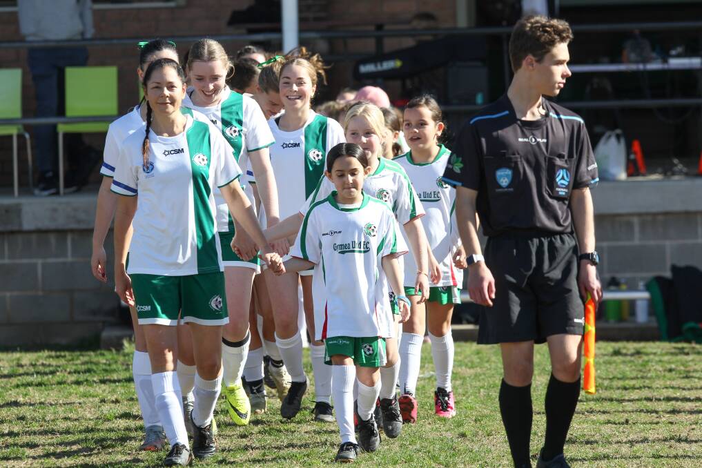 The Gymea women take to the field on Sunday. Picture John Veage