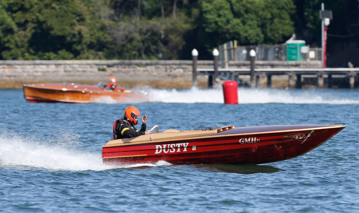 Action from 2023's Vintage and Veteran's day at the St George Motor Boat Club-the Speedboat Spectacular is on Sat and Sunday July 20-21.Picture John Veage