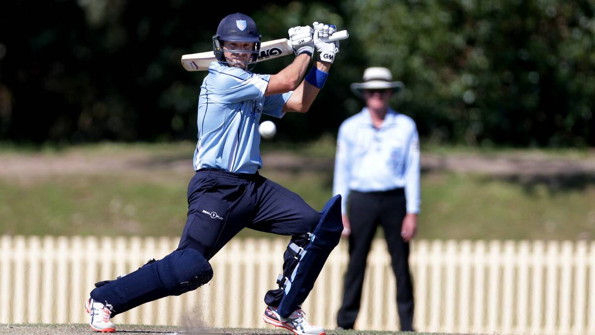 Nice shot: Shane Watson in action for Sutherland at Glenn McGrath Oval last season. Picture: Jane Dyson