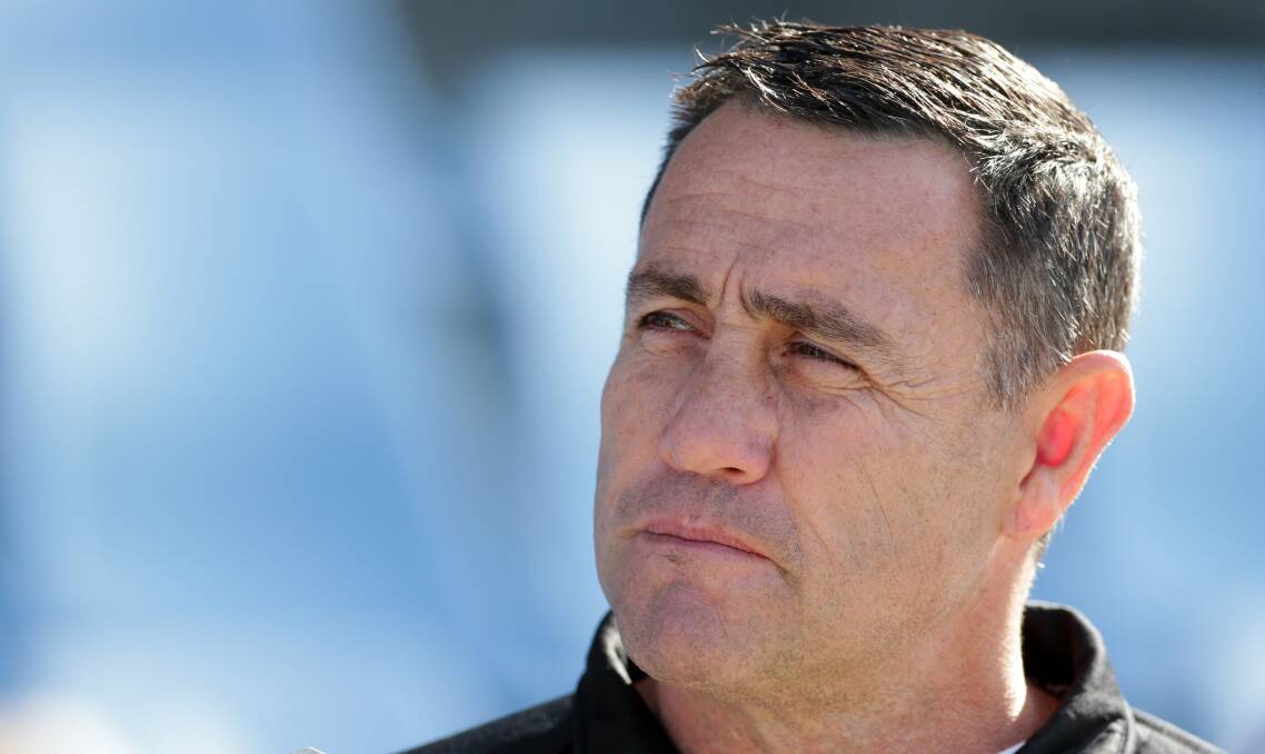 Leader: Cronulla Sharks coach Shane Flanagan hopes to be the man to lead the club to its first premiership come October. The Sharks will enjoy their second bye this weekend before hosting the Warriors. Picture: Chris Lane
