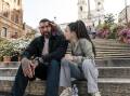 Dave Bautista and Chloe Coleman as JJ and Sophie in My Spy: The Eternal City. Picture Prime Video