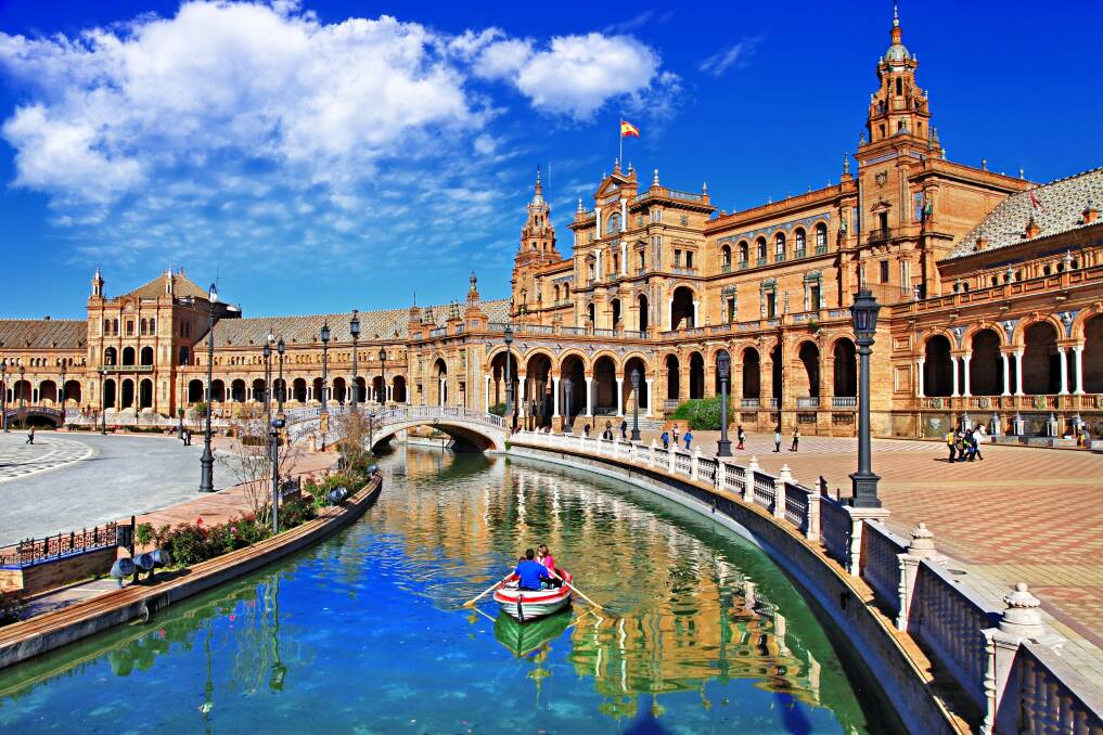 Beautiful Plaza de Espana, Sevilla, Spain. Picture Shutterstock