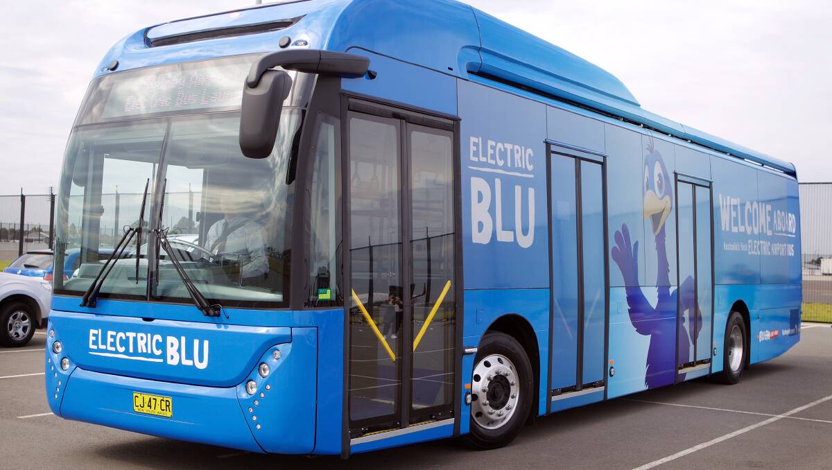 New electric buses introduced at Sydney Airport St