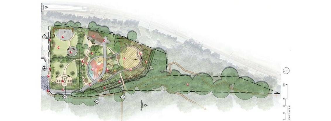 The proposed Oatley Bowling Club masterplan will turn the precinct into parklands. Picture: Supplied