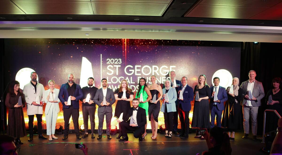 All the winners of the 2023 St George Local Business Awards. Picture supplied