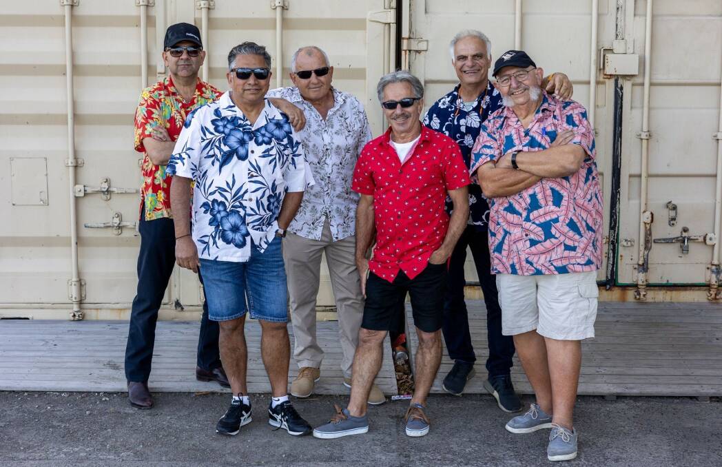 These Sutherland Shire blokes Harry Moustakas, John Assarapin, Nick Harris, Michael Skyllas, Mario Nearchou and Bob Hickman are gearing up for a classic country charity ride. Picture supplied