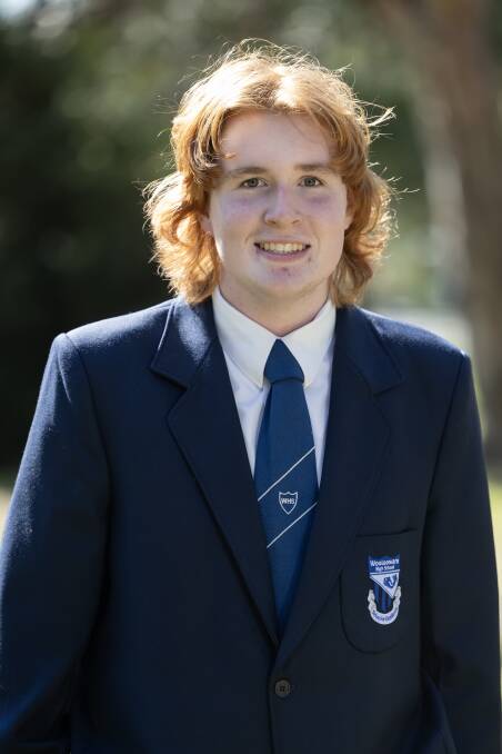 Woolooware High School student and a vice-captain Ethan Stark. Picture supplied