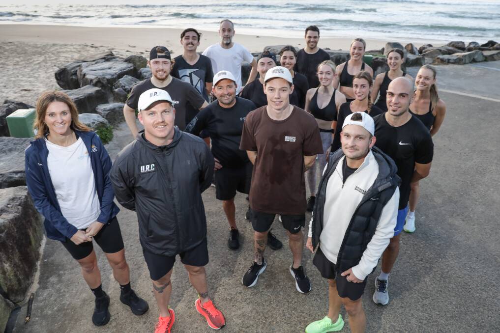 Strava Sharks will be joined by Rossco's run club, Underground run club and the Cronulla RSL Community in the ZERO600 run on June 2. Jarryd Biviano was with Pat O'Neill (Rossco's), Dan Wagstaff (URC) and Cronulla RSL Community Project Manager Natalie Hawkins and other members of Strava Sharks at Cronulla ahead of the event. Picture by John Veage