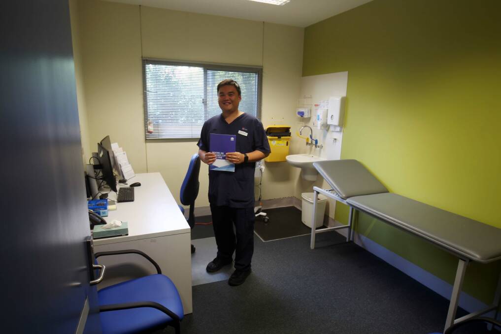 Christian Ricafuente is one of the staff members who works in the new Supportive and Palliative Care Clinics, which opened at Sutherland Hospital. Picture by Chris Lane