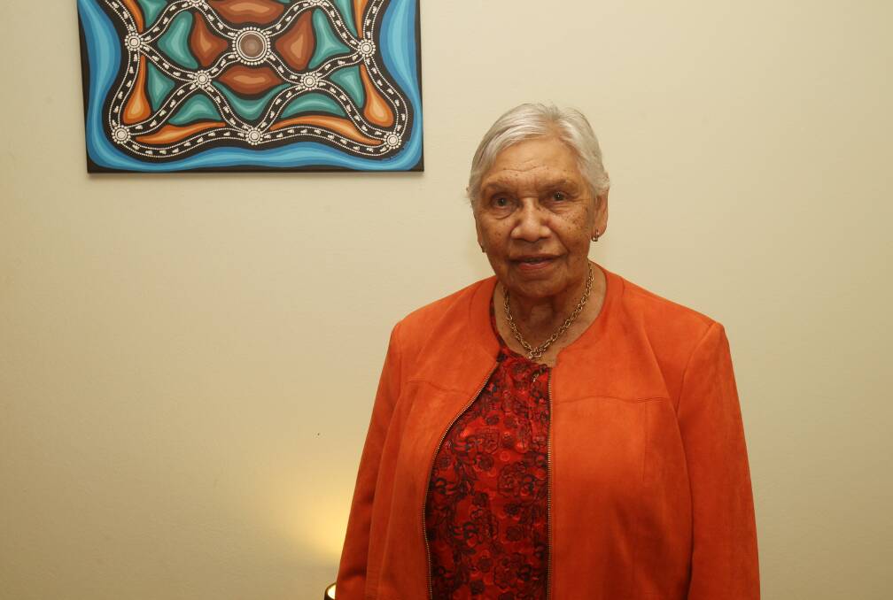 Aunty Beryl Van Oploo of South Hurstville receives a King's Birthday Honour - Medal of the Order of Australia (OAM) in the General Division for service to the Indigenous community, and to the hospitality industry. Picture by Chris Lane