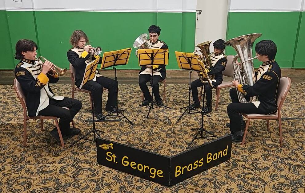 St George Brass Band members. Picture supplied