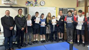 Port Hacking High School's Special Education Unit had some recent success, with students completing a workplace course to help prepare them for life after school. Picture supplied