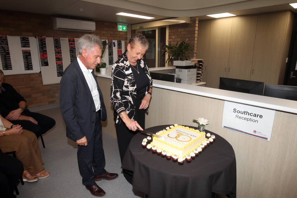 Director of Aged Care and Rehabilitation at Sutherland Hospital and SESLHD, Peter Gonski, and Nurse Manager of Aged Rehabilitation and Extended Care, Jackie Primmer at Southcare's 30th anniversary. Picture by Chris Lane