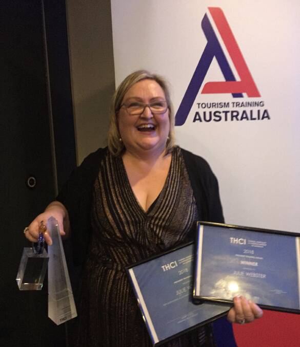 TAFE NSW Loftus teacher and recent award winner, Julie Webster.