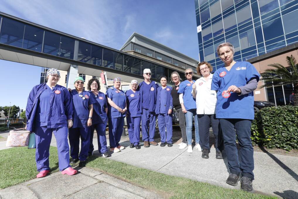 St George Private Hospital nurses and midwives will join a NSW campaign to walk off the job from 7am on July 25 as part of their recently launched industrial action. Picture by John Veage