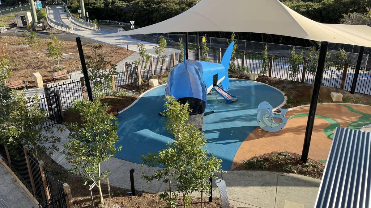 Livvi's Place inclusive playground at Bay Central is about to open. Picture by Murray Trembath