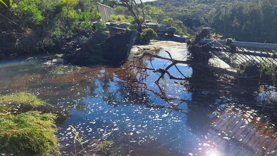 Wattamolla following recent storms and rain. Picture NPWS