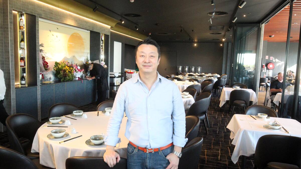 Michael Chau in Golden Bay Asian restaurant, which seats 250 diners. Picture by Chris Lane
