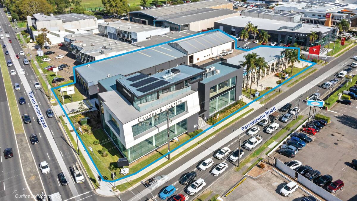 The 6586 square metre site at the intersection of Taren Point Road, Caringbah and Parraweena Road, Miranda comprises four properties. Picture supplied