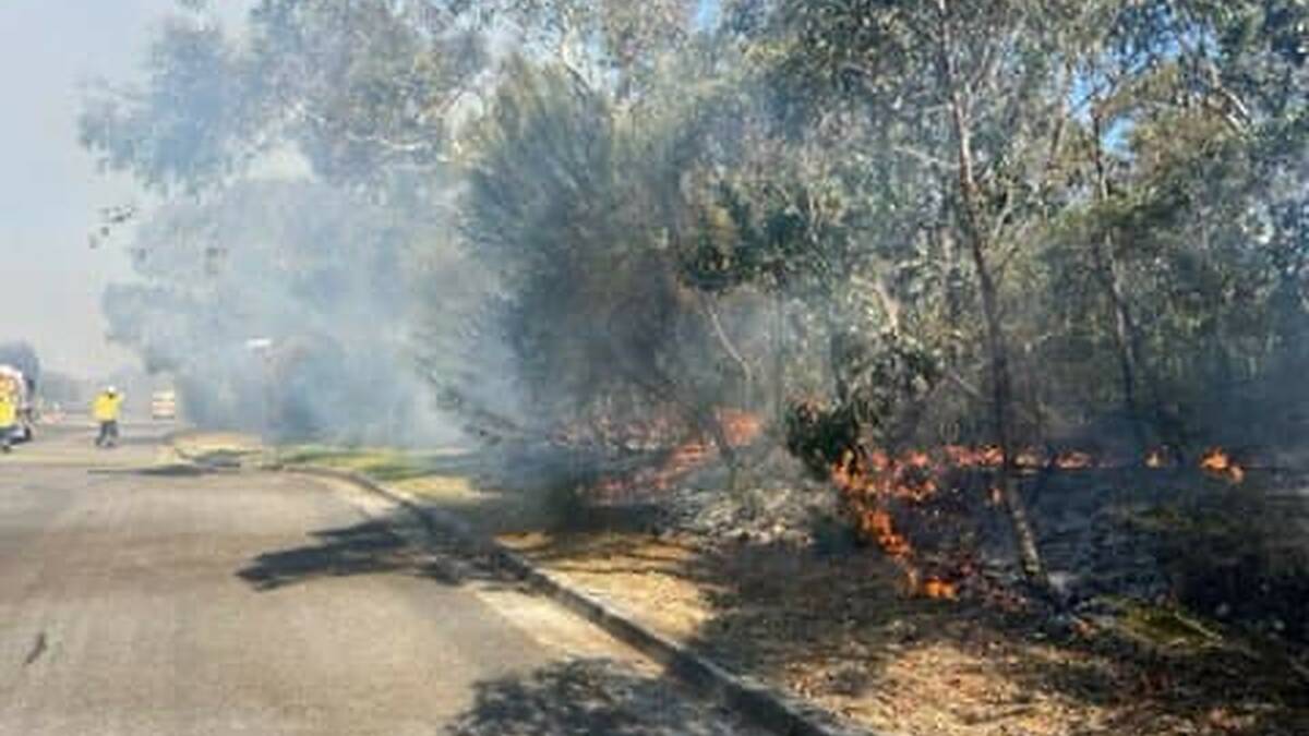 Bushfire hazard reduction involving three agencies in Boundary Road, Heathcote in August this year. Picture Facebook
