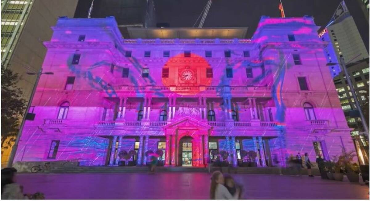 Inspiration: Customs House at Circular Quay illuminated during the Vivid festival. Picture: supplied