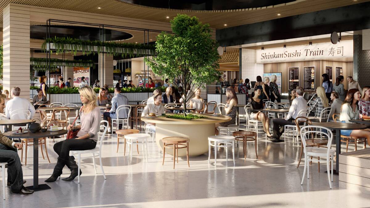 Artist's impression of the dining precinct. Picture: Facebook