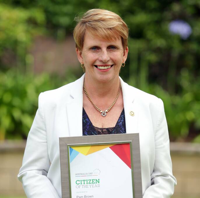 B Ward: Independent candidate Pam Brown was the 2017 Sutherland Shire Citizen of the Year. Picture: Chris Lane
