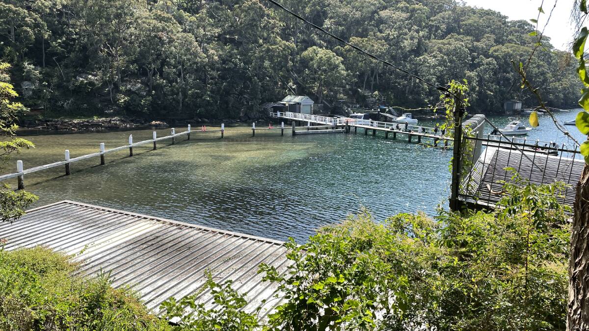 Gymea Bay Baths in the Hacking River. Picture by Murray Trembath