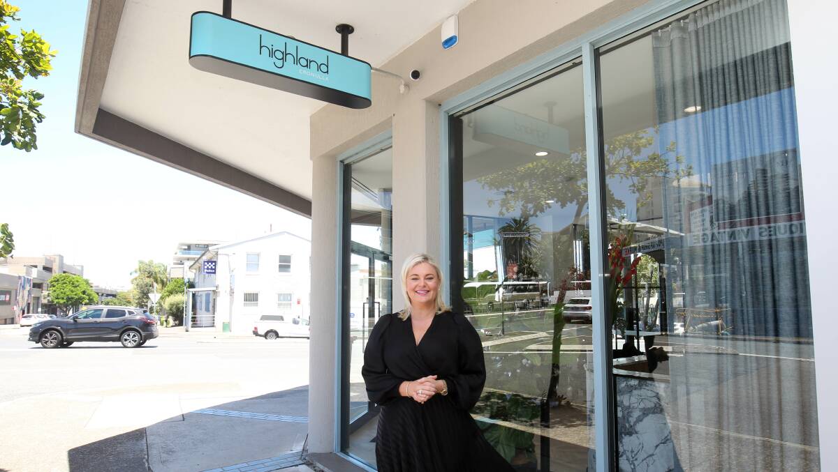 Laura McKay at the Highland office at Cronulla. Picture by Chris Lane
