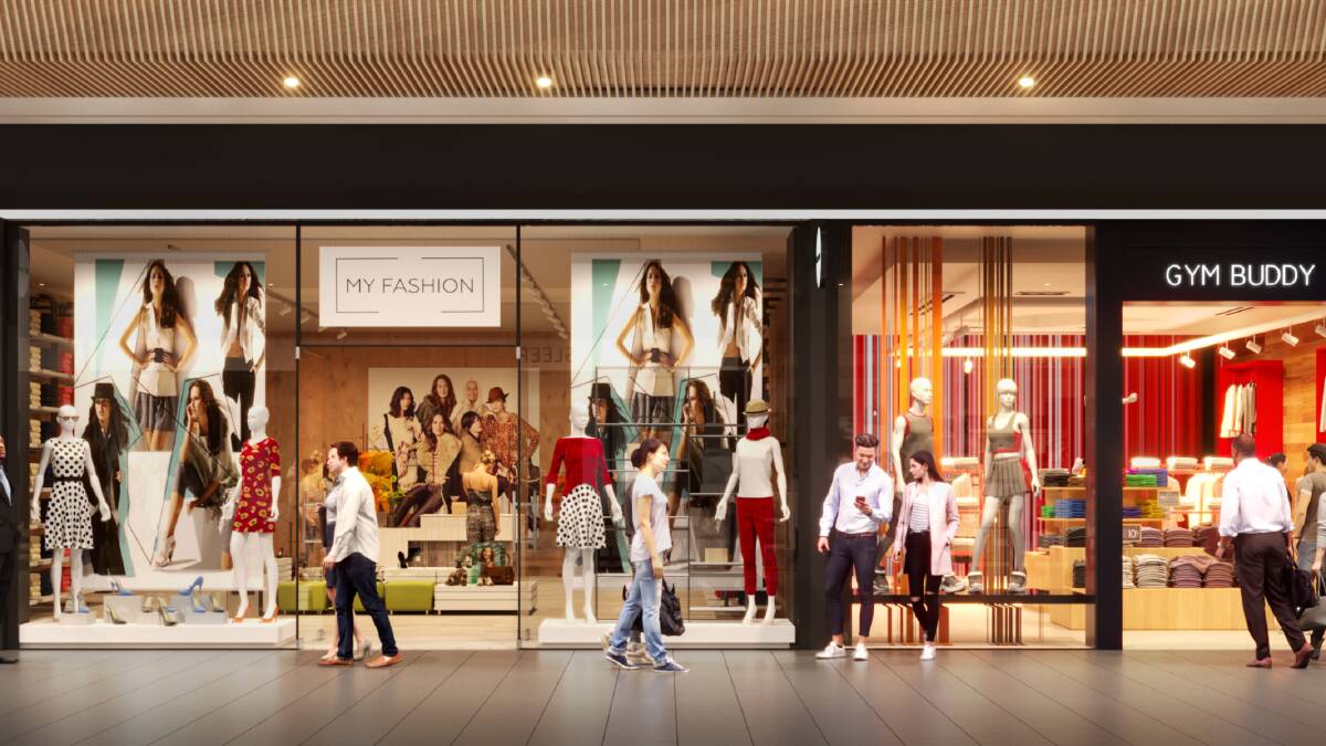 Artist's impression a Bay Central mall. The centre will have more than 60 businesses. Picture supplied