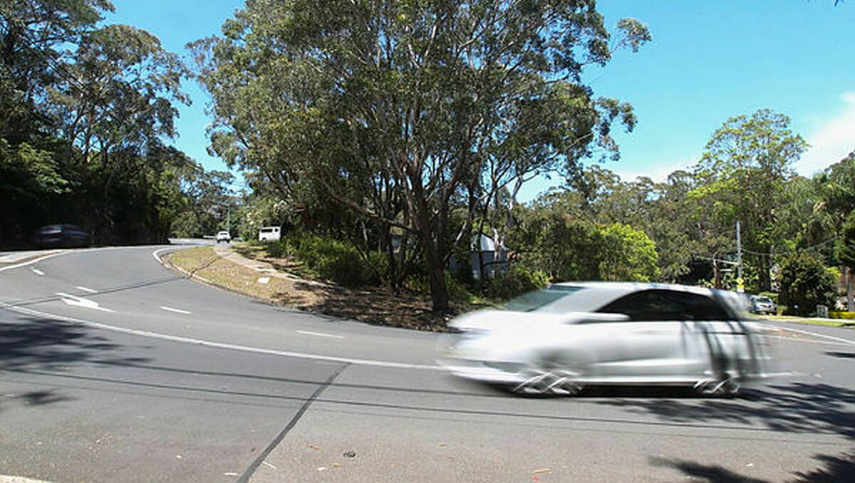 Works approved: The road has sharp curves and grades down to the Savilles Creek bridge. Picture: Simon Bennett