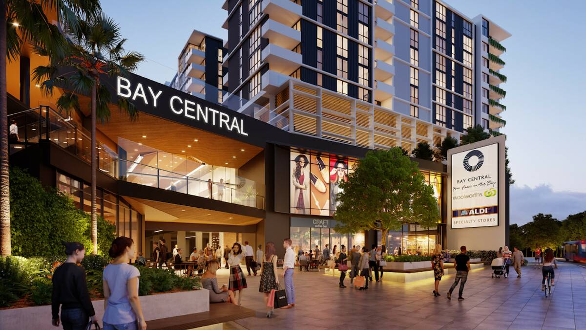 Artist's impression of Bay Central shopping centre. Picture supplied