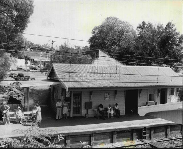 Jannali train station in 1981. Picture: The Leader