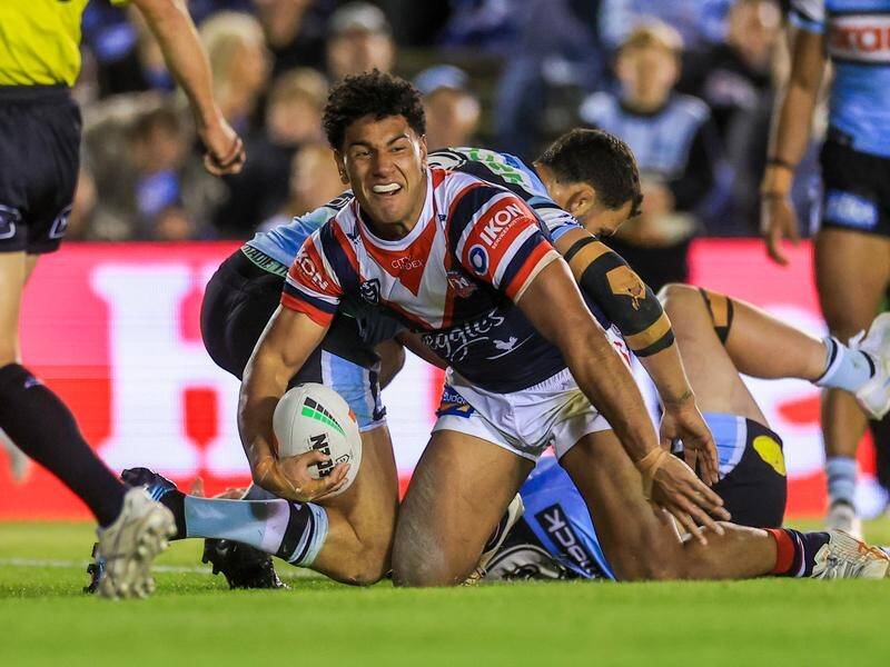 Rising star Siua Wong has signed a contract extension with the Sydney Roosters. (Mark Evans/AAP PHOTOS)