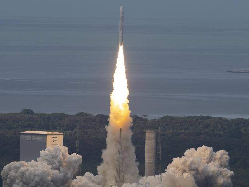 Ariane 6 has blasted off successfully from French Guiana on its maiden flight. (AP PHOTO)
