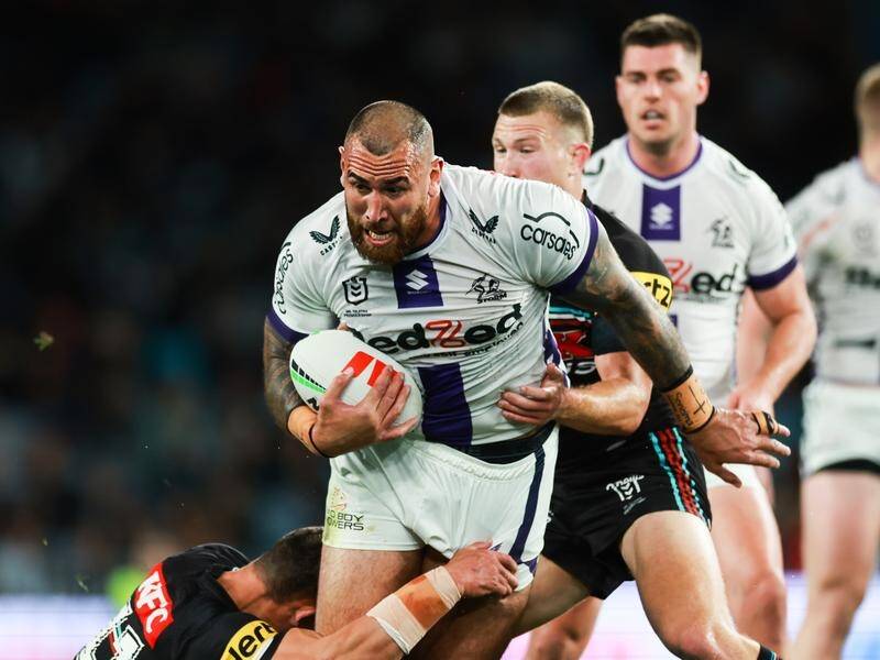 'Underdone' prop Nelson Asofa-Solomona is not yet ready to return for Melbourne, Craig Bellamy says. (Mark Evans/AAP PHOTOS)
