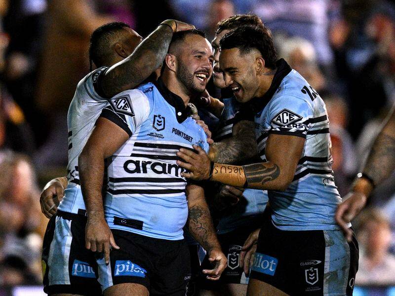 Cronulla have the easiest run home in the battle for NRL finals spots. Photo: Dan Himbrechts/AAP PHOTOS