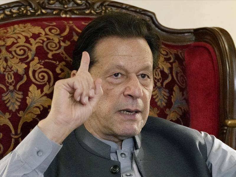 Former Pakistan prime minister Imran Khan has been mired in legal battles since he was ousted. (AP PHOTO)