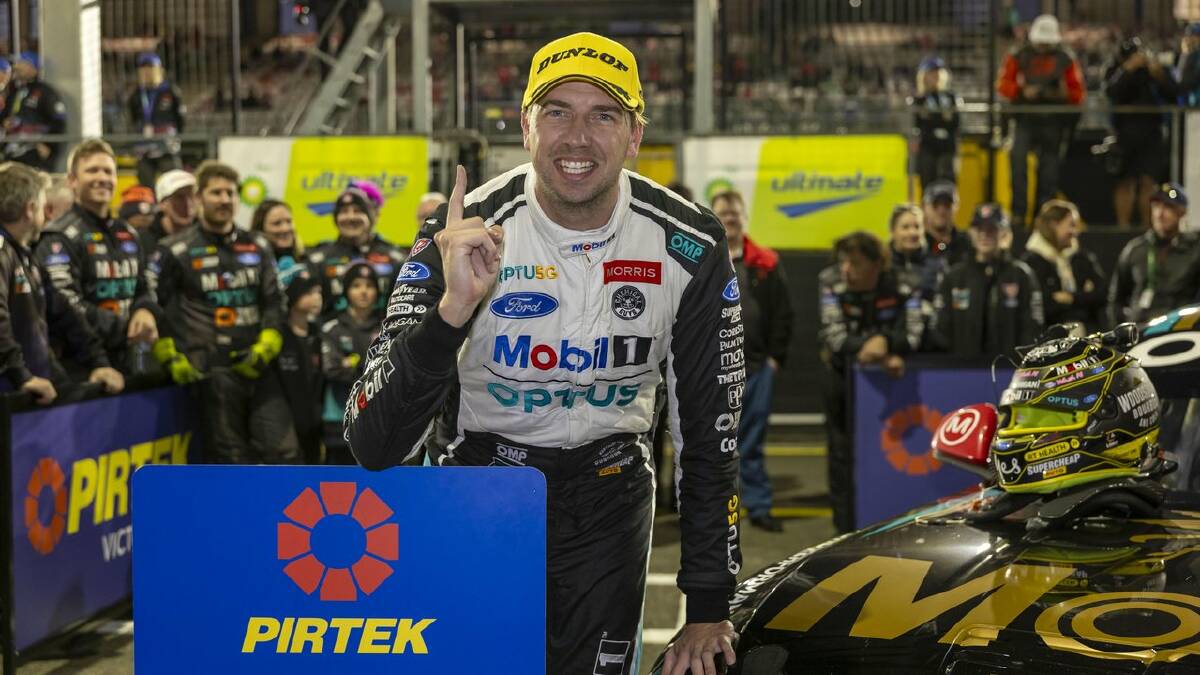 After winning race one in Sydney on Saturday, Chaz Mostert followed up with another win on Sunday. (Mark Horsburgh/AAP PHOTOS)