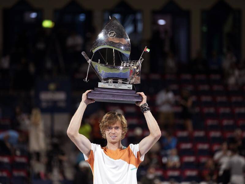 Andrey Rublev wins 2022 Dubai Tennis Championships